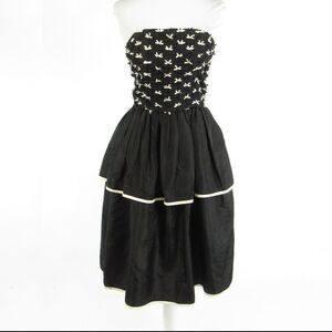 Sweet Talk black strapless dress S